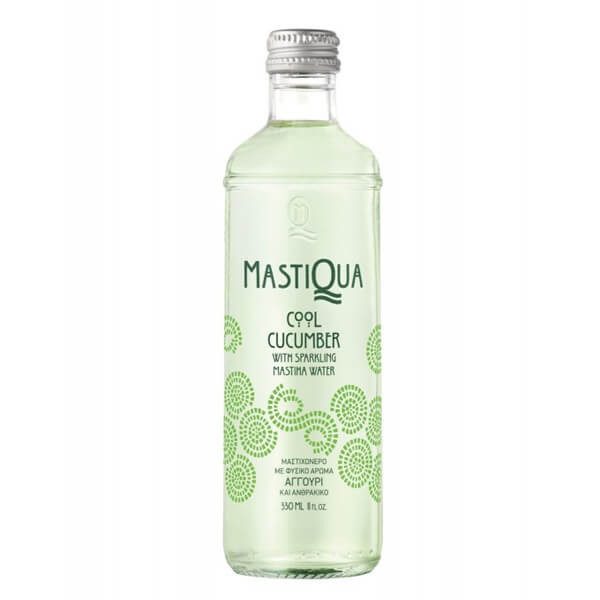MASTIQUA ανθρακούχο νερό με αγγούρι 330ml – Εμφιαλωμένα Νερά