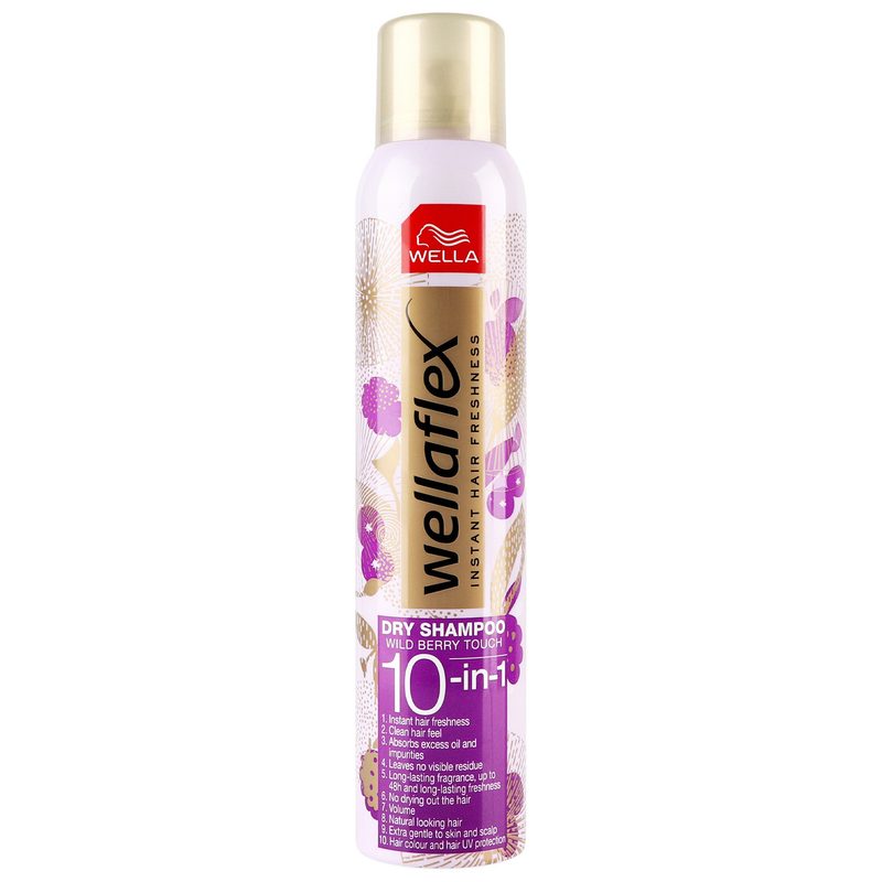 WELLAFLEX dry shampoo 10σε1 wild berry touch 180ml – Σαμπουάν