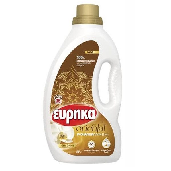 ΕΥΡΗΚΑ oriental υγρό απορρυπαντικό ρούχων gold orchid 35μεζ 1,4lt – Εύρηκα – Απορρυπαντικά Ρούχων