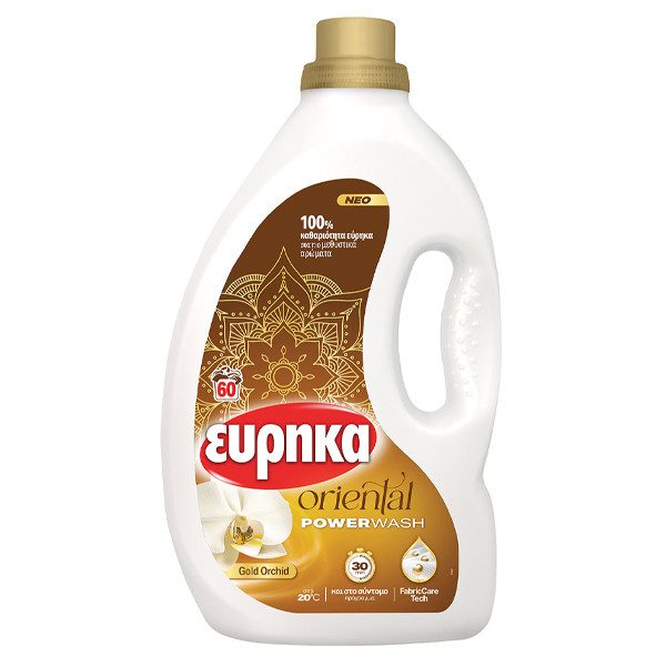 ΕΥΡΗΚΑ oriental υγρό απορρυπαντικό ρούχων gold orchid 60μεζ 4,4lt – Εύρηκα – Απορρυπαντικά Ρούχων