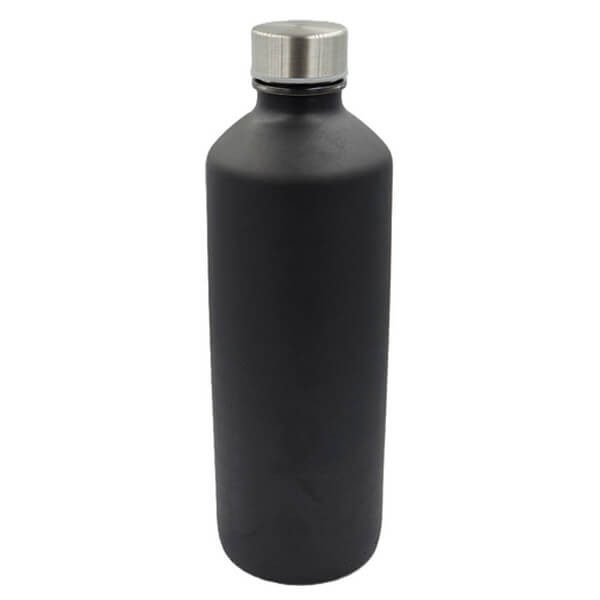 UNIGLASS μπουκάλι γυάλινο νερού μαύρο 1lt 72600 – Μπουκάλια