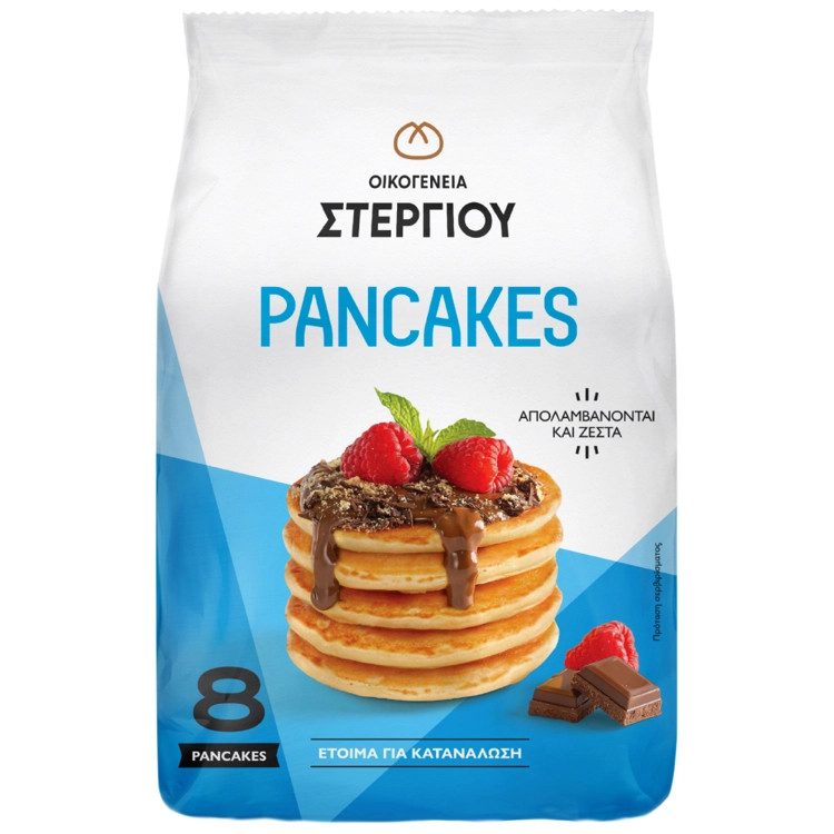 ΟΙΚΟΓΕΝΕΙΑ ΣΤΕΡΓΙΟΥ pancakes κλασσικά 280gr – Οικογένεια Στεργίου – Κέικ, Τσουρέκια και Κρουασάν