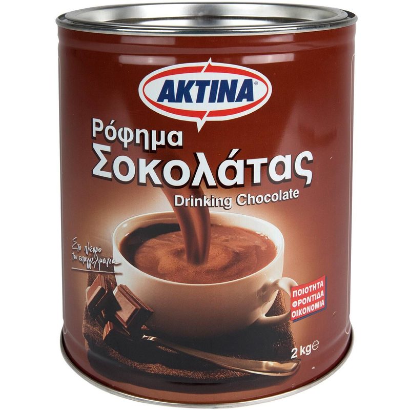 ΑΚΤΙΝΑ Ρόφημα Σοκολάτας 2Kg – Ακτίνα – Ροφήματα