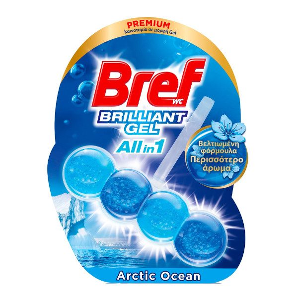 BREF μπλοκ WC Brillant Gel arctic ocean 42gr – Καθαριστικά Μπάνιου