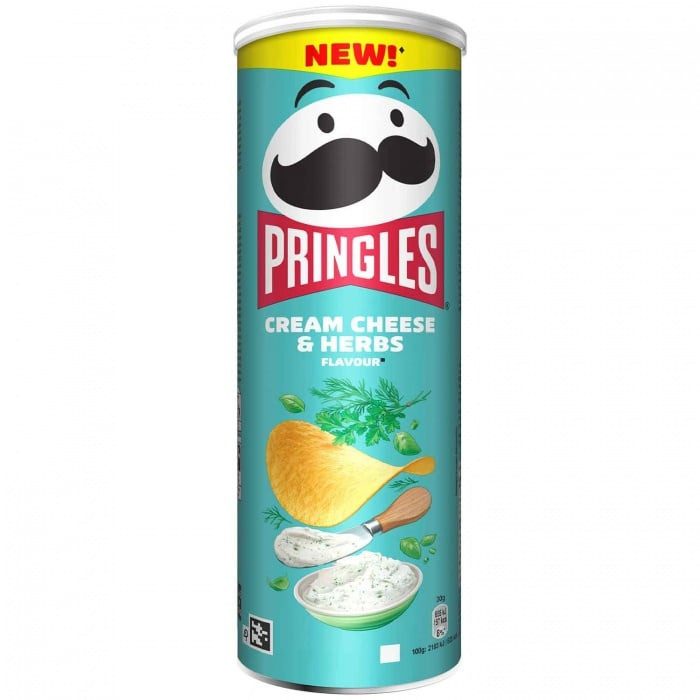 PRINGLES πατατάκια cream cheese και herbs 165gr