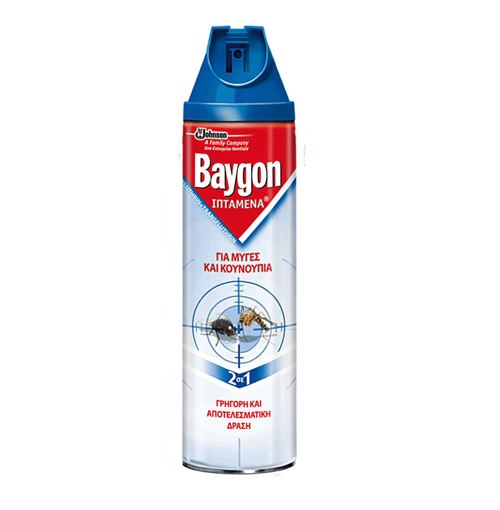 BAYGON εντομοκτόνο spray για μύγες, σφήκες και κουνούπια 300ml – Εντομοκτόνα και Εντομοαπωθητικά Χώρου