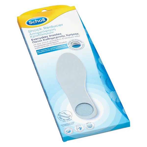 SCHOLL πάτοι παπουτσιών shock reducer απορρόφησης κραδασμών one size – Ανατομικοί Πάτοι Παπουτσιών