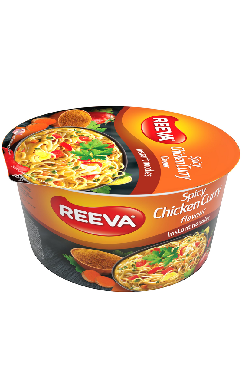 REEVA noodles bowl με καυτερό κοτόπουλο 75gr – Τρόφιμα Μακράς Συντήρησης