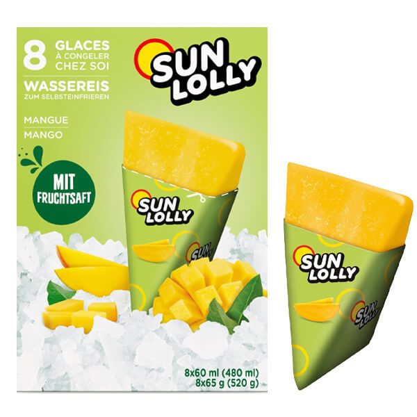 SUN LOLLY γρανίτες μάνγκο 8x60ml – Καραμέλες, Γλειφιτζούρια και Τσίχλες