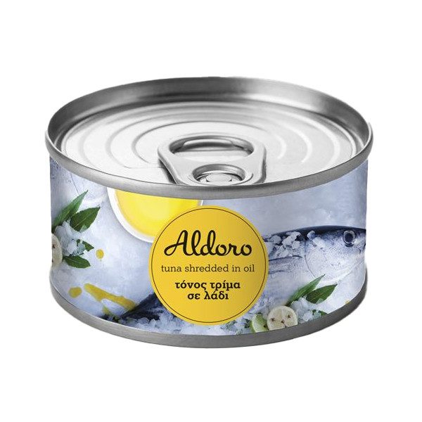 ALDORO τόνος τρίμμα σε λάδι 160gr – Τρόφιμα Μακράς Συντήρησης