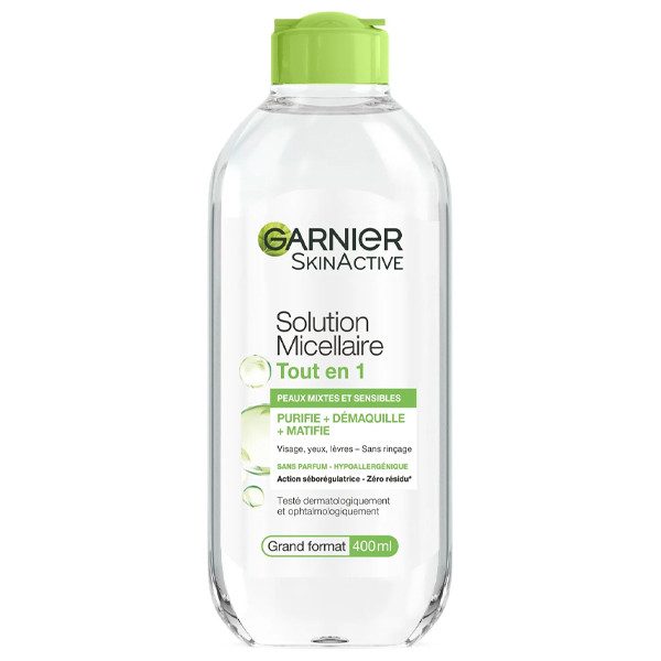 GARNIER λοσιόν ντεμακιγιάζ micellar για ευαίσθητη επιδερμίδα 400ml – Καθαριστικά Προσώπου