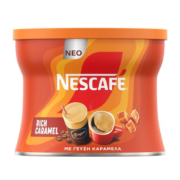 NESCAFE στιγμιαίος καφές rich caramel 95gr – Καφέδες