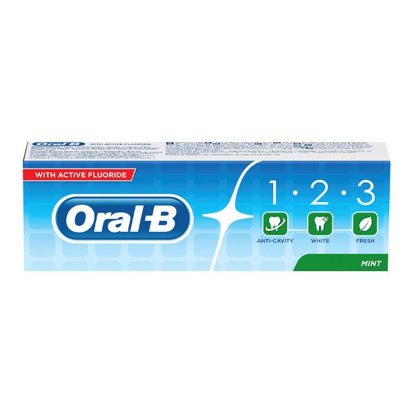 ORAL-B οδοντόκρεμα 1-2-3 extra fresh 75ml – Οδοντόκρεμες