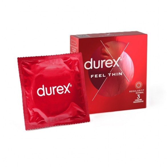 DUREX προφυλακτικά feel thin 3τεμ