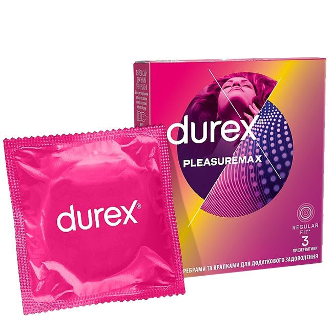 DUREX προφυλακτικά pleasure me 3τεμ