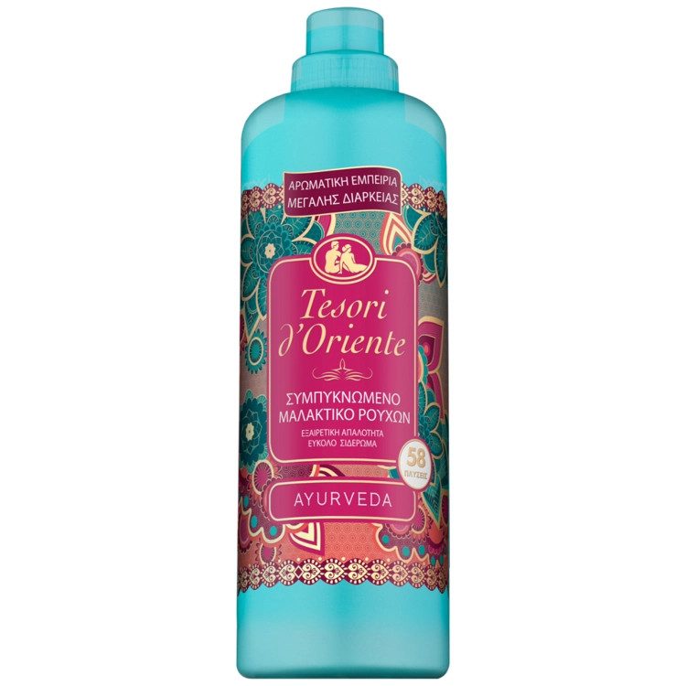 TESORI D'ORIENTE συμπυκνωμένο μαλακτικό ρούχων Ayuverda 1160ml – Μαλακτικά Ρούχων