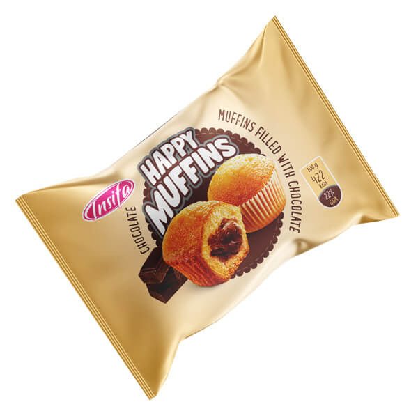 HAPPY MUFFINS κέικ σοκολάτας 24x40gr – Κέικ, Τσουρέκια και Κρουασάν