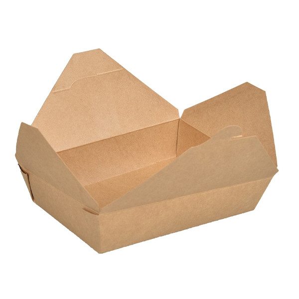 KRAFT delivery box 22,5x16,6x9cm 3000ml 50τεμ – Kraft Boxes – Κουτιά Τροφίμων μιας Χρήσης (Χονδρική)