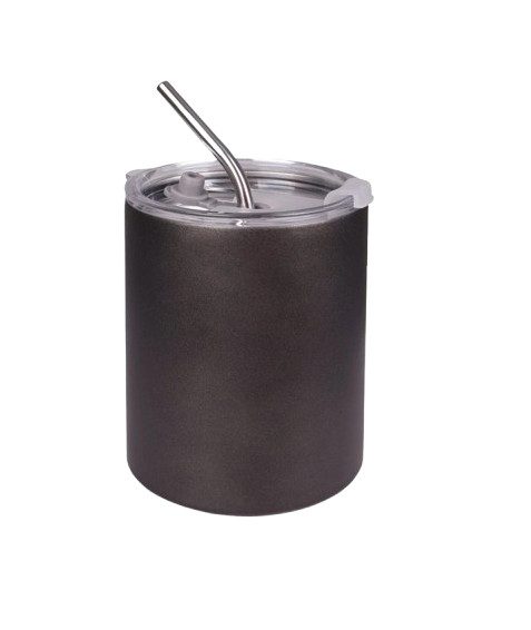 TNS θερμός με καλαμάκι μαύρο 380ml