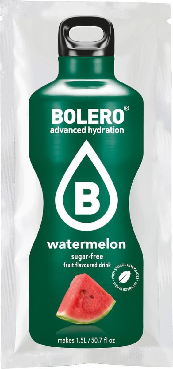 BOLERO τσάι στιγμιαίο καρπούζι χωρίς ζάχαρη 9gr – Χυμοί
