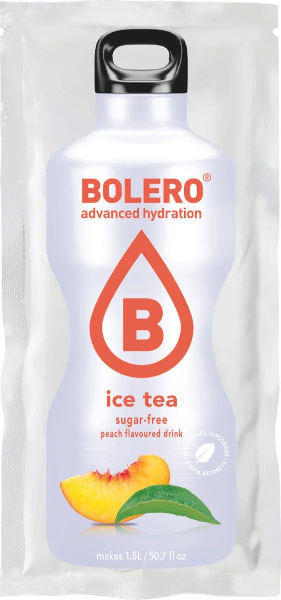 BOLERO τσάι στιγμιαίο ροδάκινο χωρίς ζάχαρη 8gr – Χυμοί