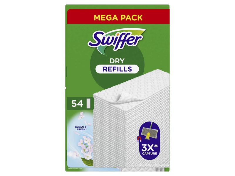 SWIFFER ανταλλακτικά πανάκια για το πάτωμα 54τεμ – Είδη για Σκούπισμα και Σφουγγάρισμα