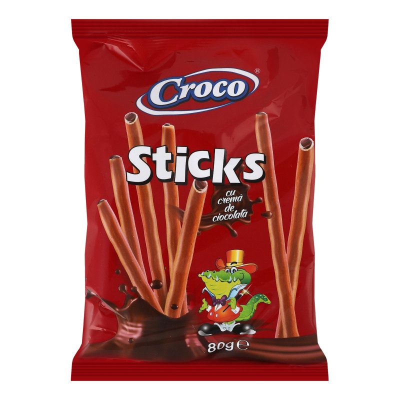 CROCO sticks αλμυρά με γέμιση σοκολάτας 80gr – Αλμυρά Snacks