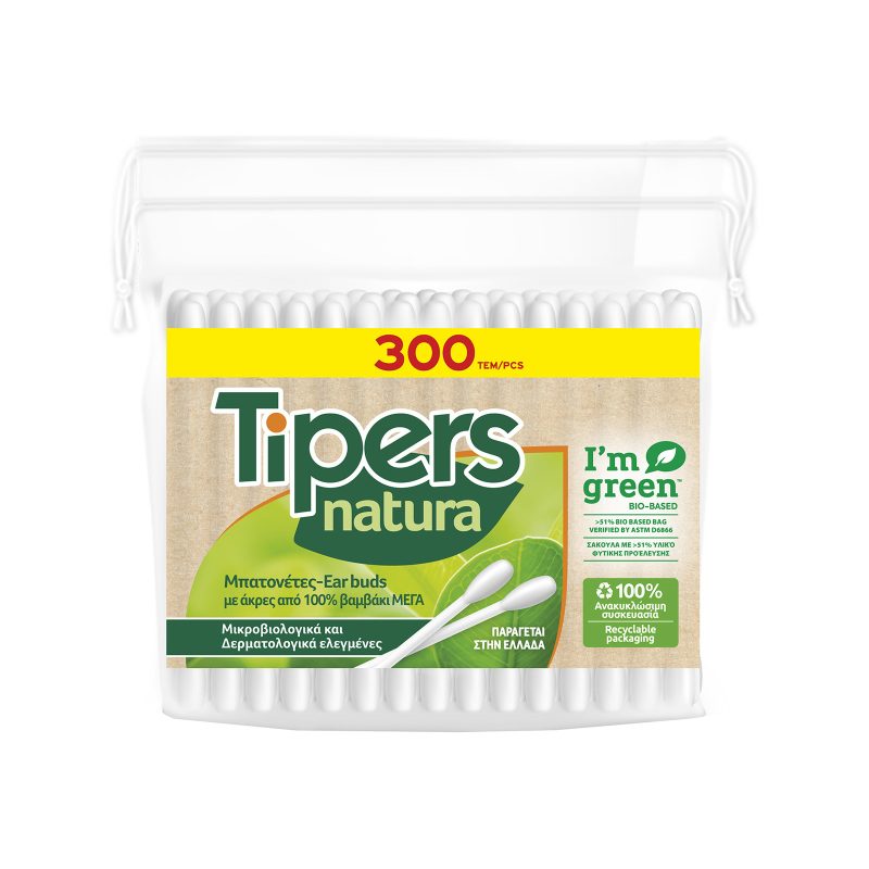 TIPERS ωτοκαθαριστές 300τεμ – Μπατονέτες