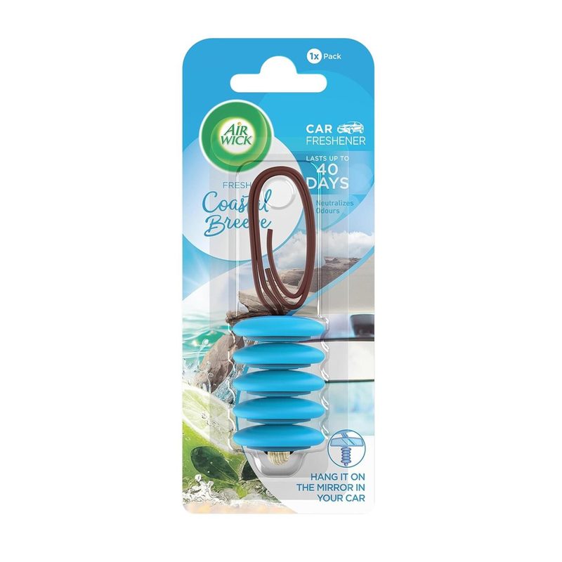 AIR WICK αρωματικό αυτοκινήτου coastal breeze 1τεμ – Αρωματικά Αυτοκινήτου