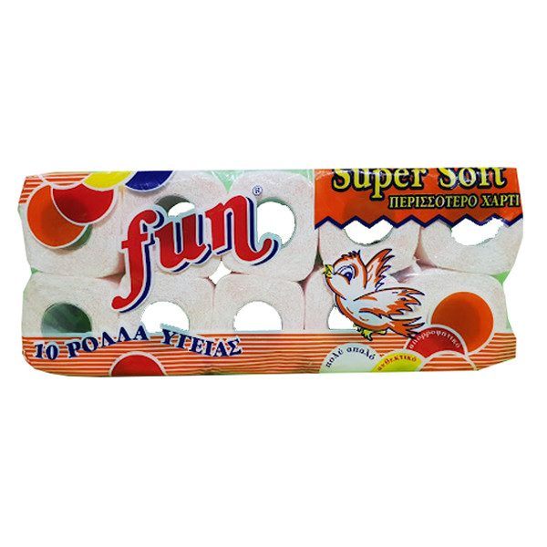 FUN χαρτί υγείας 3φυλλο 10x70gr – Χαρτιά Υγείας