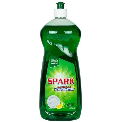 SPARK υγρό πιάτων λεμόνι 750ml – Υγρά Πιάτων