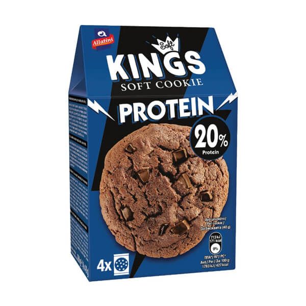 ΑΛΛΑΤΙΝΗ μπισκότα soft kings πρωτεϊνης 160gr – Αλλατίνη