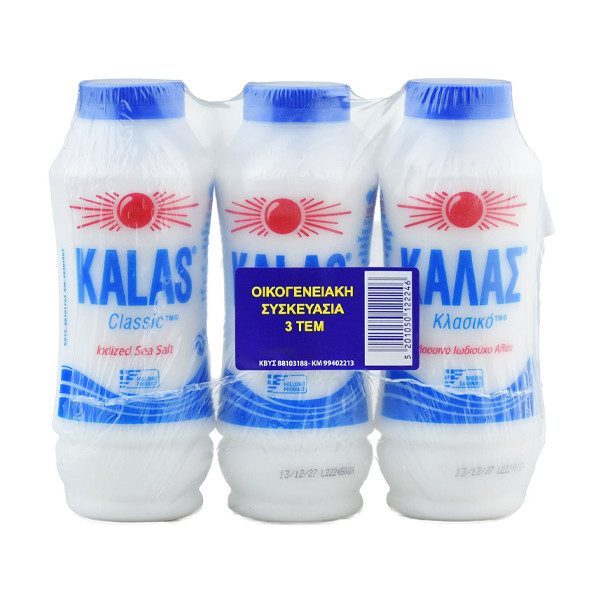 ΚΑΛΑΣ αλάτι κλασικό 3x400gr – Κάλας