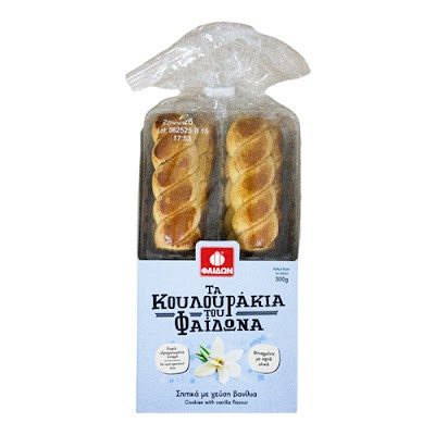 ΦΑΙΔΩΝ κουλουράκια σπιτικά με γέυση βανίλια 300gr – Φαίδων – Μπισκότα