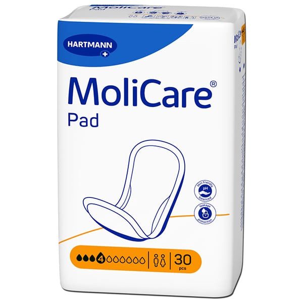 MOLICARE σερβιέτες ελαφράς ακράτειας 4 σταγόνες 30τεμ – Σερβιέτες Ακράτειας