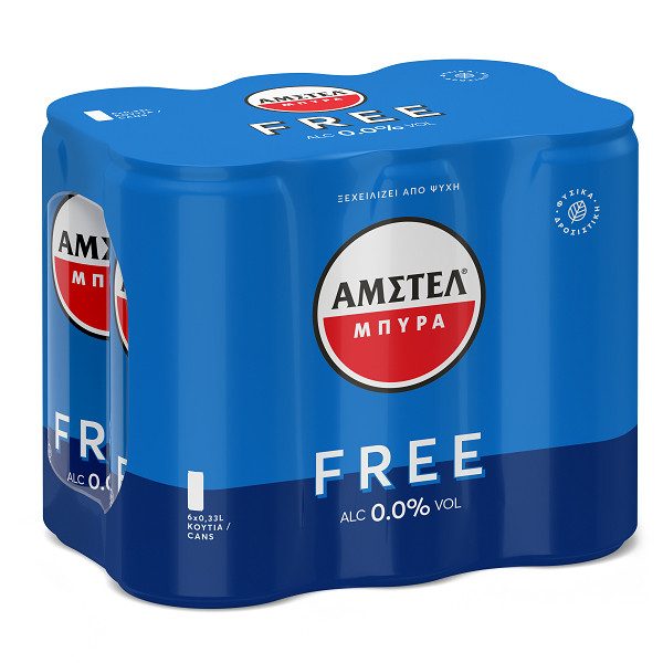 AMSTEL Free μπύρες κουτί 6x330ml
