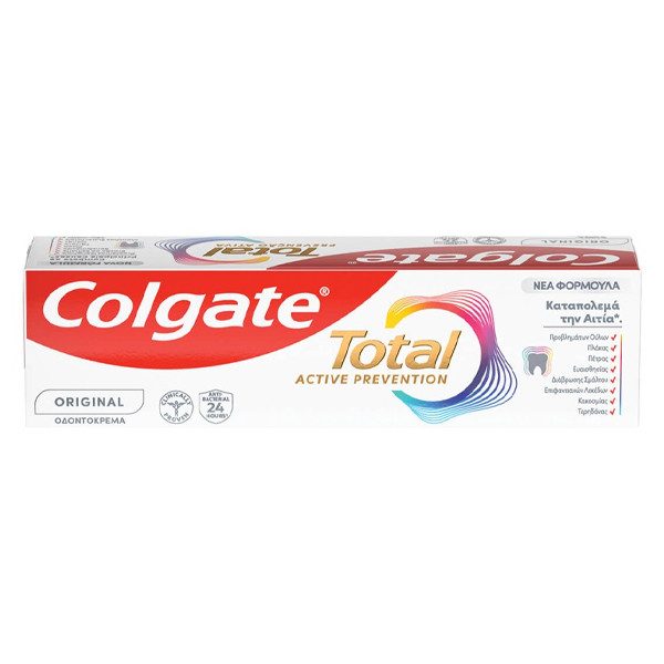COLGATE οδοντόκρεμα Total Active Prevention Original 75ml – Οδοντόκρεμες
