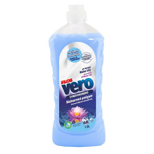 FLOS Vero μαλακτικό ρούχων water lily 1,5lt – Μαλακτικά Ρούχων