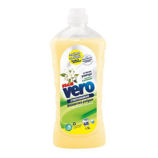 FLOS Vero μαλακτικό ρούχων γιασεμί 1,5lt – Μαλακτικά Ρούχων
