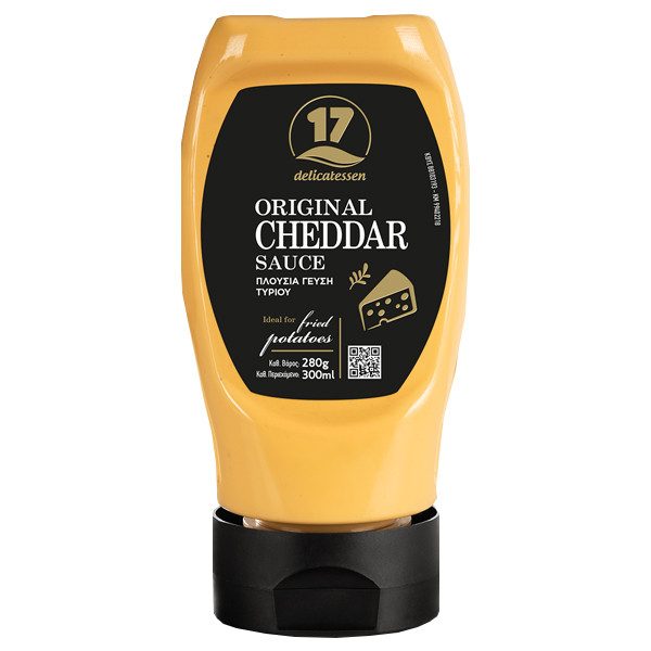 17 Delicatessen σως cheddar 250gr – Σάλτσες και Dressings