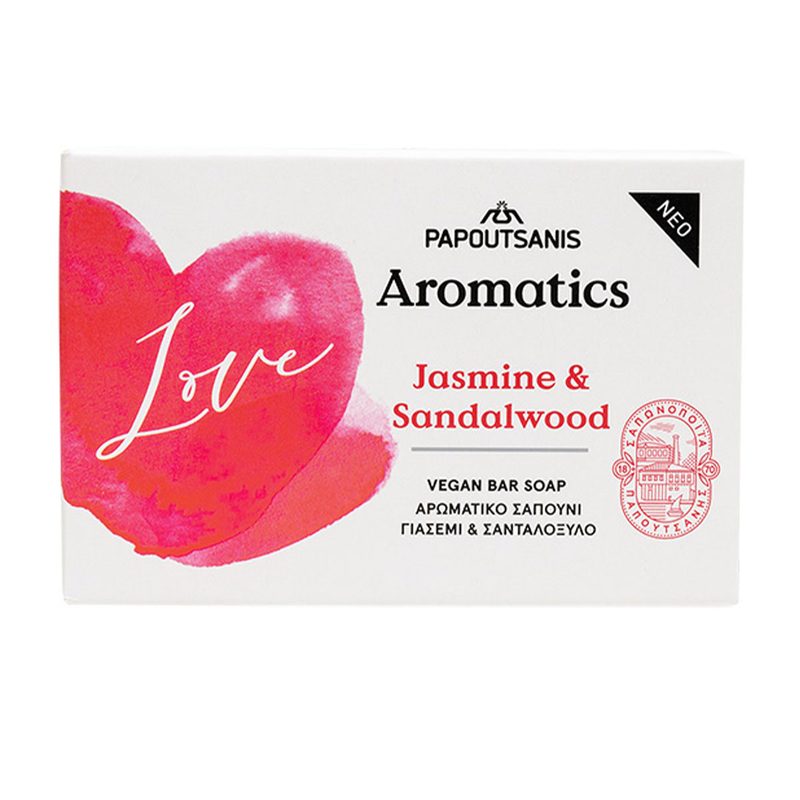 ΠΑΠΟΥΤΣΑΝΗΣ Aromatics σαπούνι love 100gr – Παπουτσάνης – Προϊόντα Καθαρισμού Σώματος