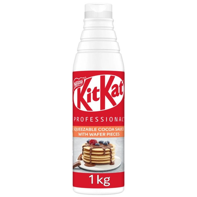KIT KAT creamy sauce επαγγελματική 1kg – Επικαλύψεις / Toppings Ζαχαροπλαστικής