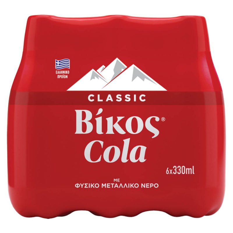 ΒΙΚΟΣ αναψυκτικό cola μπουκάλι 6x330ml – Βίκος – Αναψυκτικά