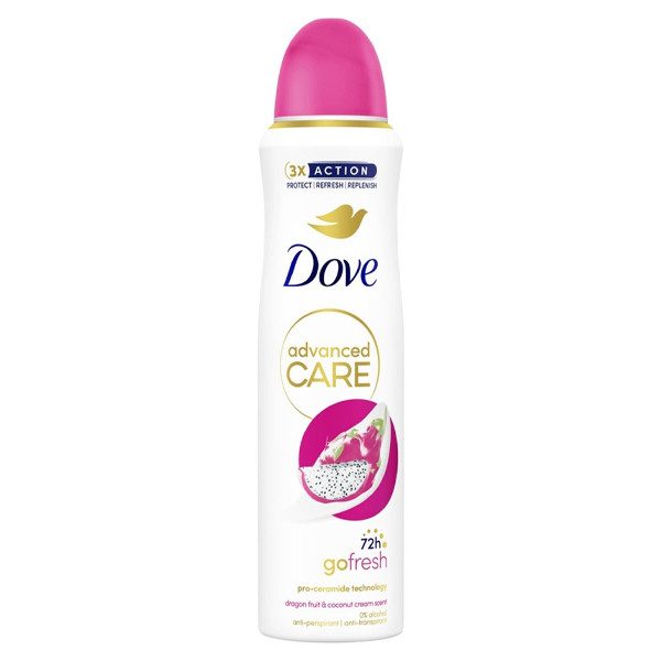 DOVE αποσμητικό σώματος spray Advanced Care Dragon Fruit 150ml – Αποσμητικά
