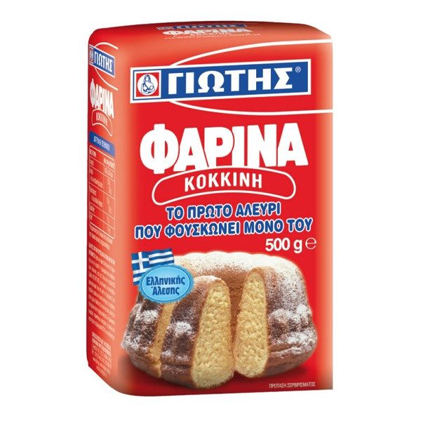 ΓΙΩΤΗΣ φαρίνα κόκκινη 500gr – Γιώτης – Αλεύρι