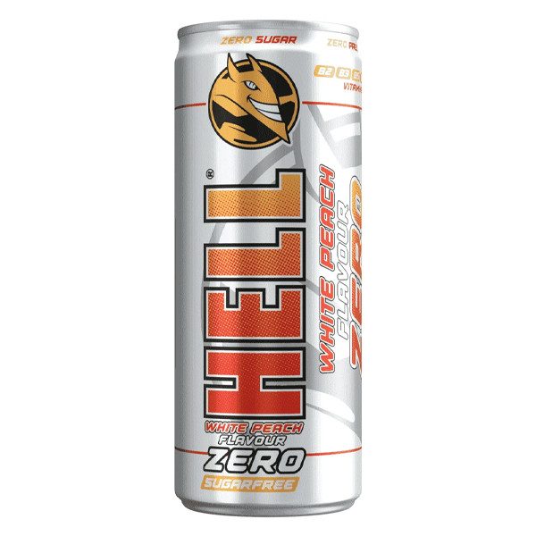 HELL ενεργειακό ποτό Zero White Peach 250ml – Αναψυκτικά