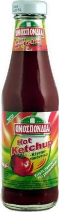 ΟΜΟΣΠΟΝΔΙΑ ketchup καυτερή φιάλη 330gr – Ομοσπονδία – Σάλτσες και Dressings