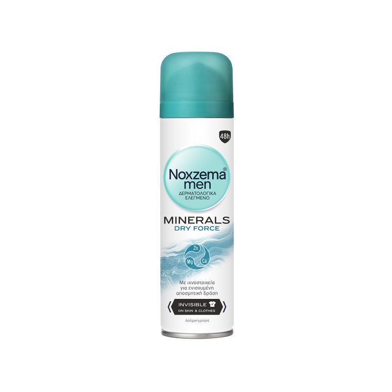 NOXZEMA αποσμητικό σώματος spray minerals dry force 150ml – Αποσμητικά