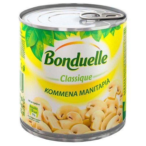 BONDUELLE μανιτάρια τεμαχισμένα 200gr – Τρόφιμα Μακράς Συντήρησης