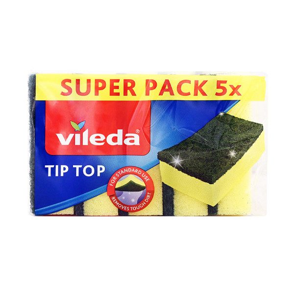 VILEDA σφουγγαράκι κουζίνας tip-top 5τεμ – Σφουγγάρια Κουζίνας